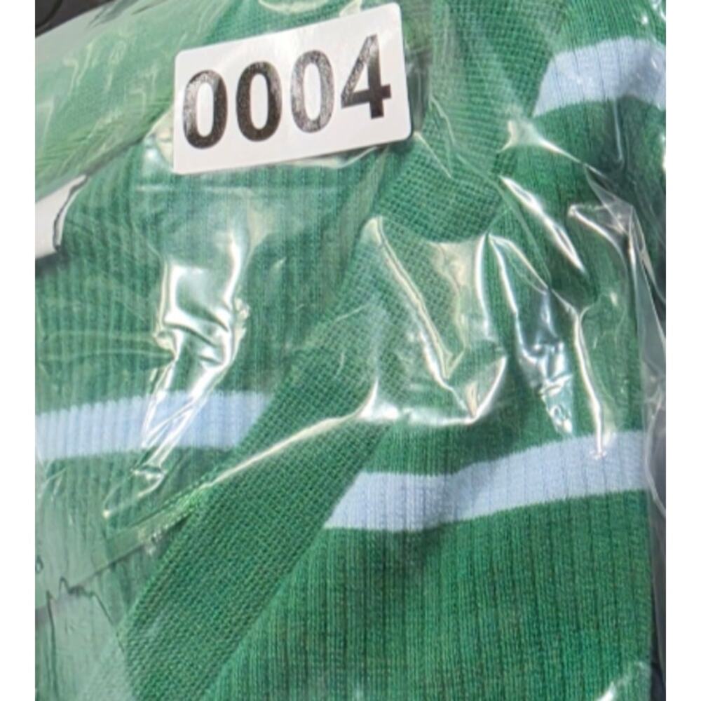 LA Ligne x Target Green White Stripe Ribbed Henley Bodysuit Womens 2X Preppy - Picture 11 of 11